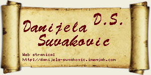 Danijela Šuvaković vizit kartica